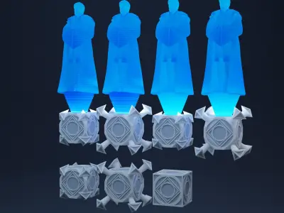 Holocrons One-Twelfth Scale 3D print model