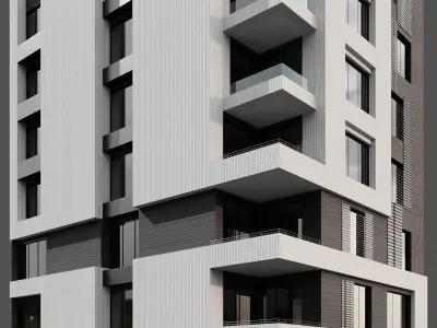 RESIDENTIAL BUILDING NO87 A 3D model