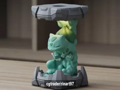 Bulbasaur in the Clone Lab 3D print model