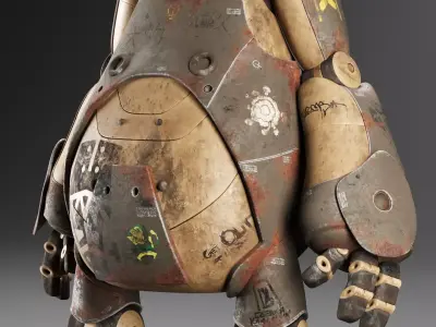Robot giant 3D model