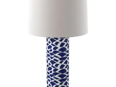 Zigler Ceramic Table Lamp Free 3D model