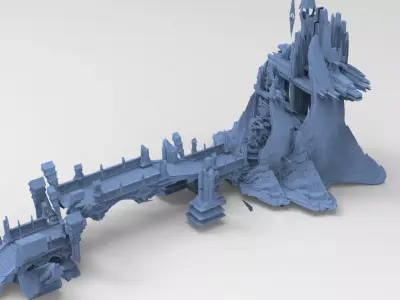 Oz knome king bridge  3D model