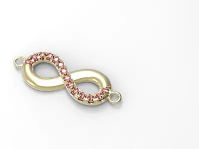 infinity pendant or bracelet 3D print model