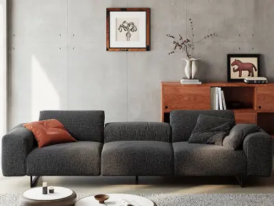 Medieval living room 3D model