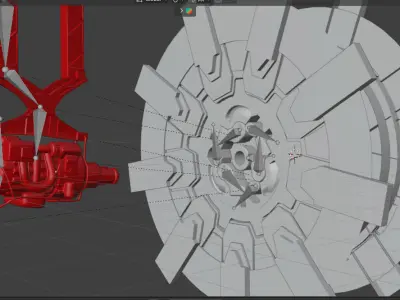 Fallout 4 door  Low-poly 3D model