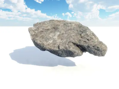 PBR Rock Pack Low-poly 3D model
