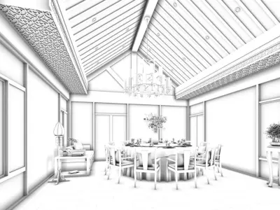 Business - Food Beverage 7-059 3D model