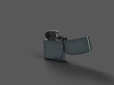 Realistic Lighter 3D model