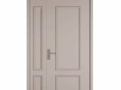 Entrance door set257 3D model