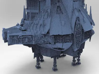 Jupiter alien ruins 3  3D model