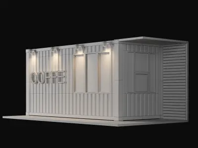 Container Cafe 1 3D model