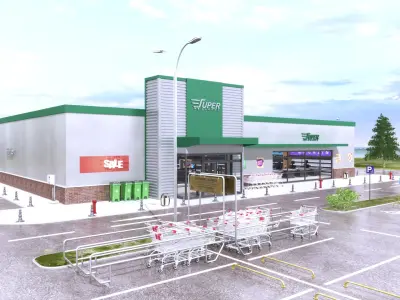  Big Supermarket - No Rack Product 