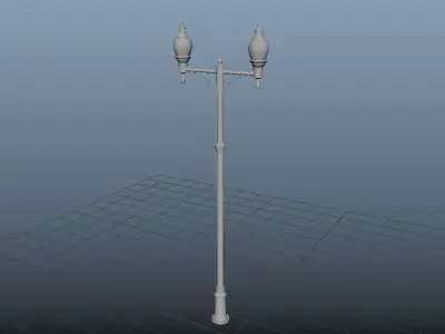 Street lamp Free 3D model