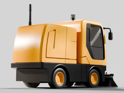 Street Sweeper 3D model