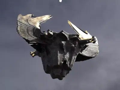 Floating Angel monolith 5 3D model