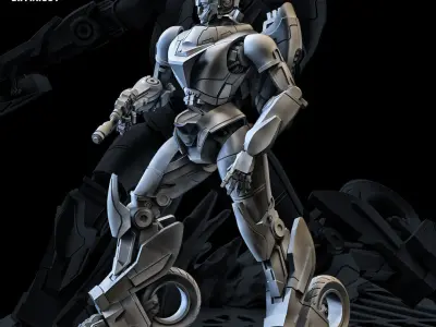 Iron Thighs of Thunder 100mm 3D print model