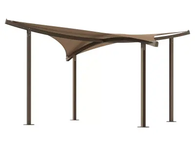 Sprech sail Shade gazebo tension structure 3D model