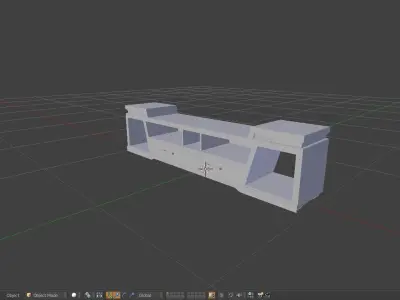 Rack Modern Free low-poly 3D model
