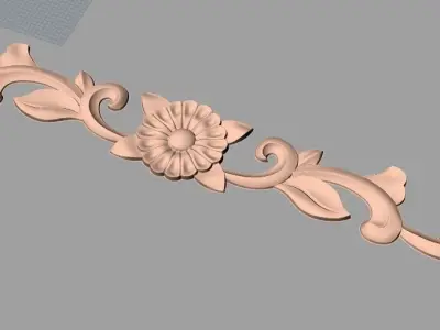3D carved model furniture 3D design used for artcam aspire E755 3D model
