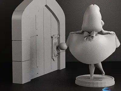 ALICE IN WONDERLAND FIGURES 3D print model
