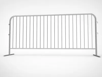 road barrier type steel 3D model