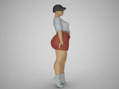 Street Girl 3D print model