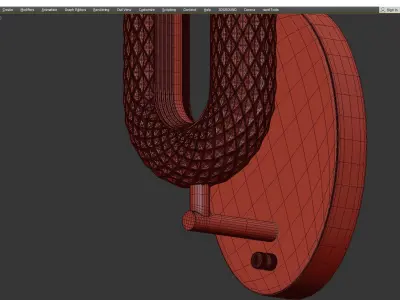 KEZIA WALL Low-poly 3D model