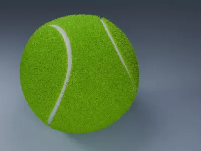 3D tennis ball  3D model