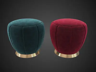 Florence Stool 3D model