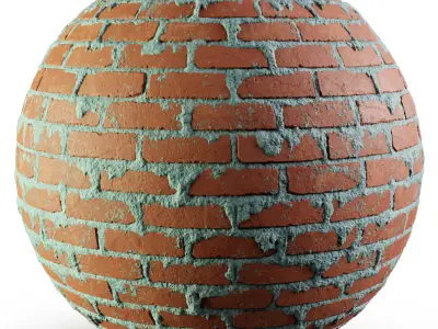 Brick Wall With Mortar - Seamless Texture