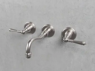 Brizo-Tresa Wall Mounted Bathroom Faucet 3D model