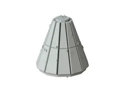 Sci Fi Object No 2853 Low Poly Low-poly 3D model