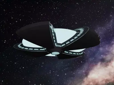 UFO Saucer Advanced PRO 3D model