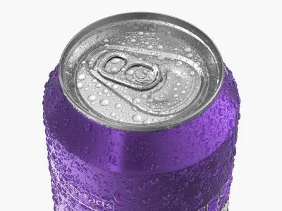  Standard Soda Can With Droplets 440ml V2 