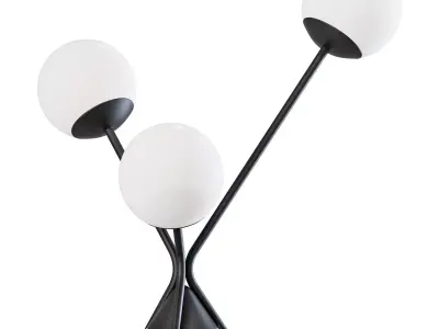 roche bobois flora table lamp 3D model