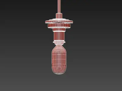 Mimo Cylinder Pendant by Oggetti 3D model