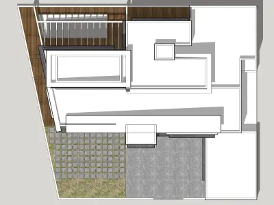 House Architectural Project 03 - The plan is empty 3D model
