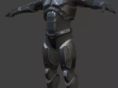 Astronaut Spacesuit 3D Model 3D model