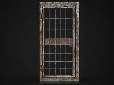 Rust Door  Low-poly 3D model