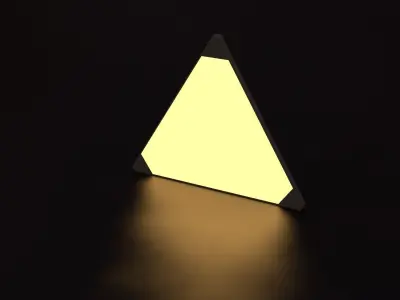 Nanoleaf Tile Light Low-poly 3D model