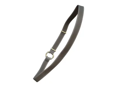 Cross Shoulder Straps Belt Accessory Low-poly 3D model
