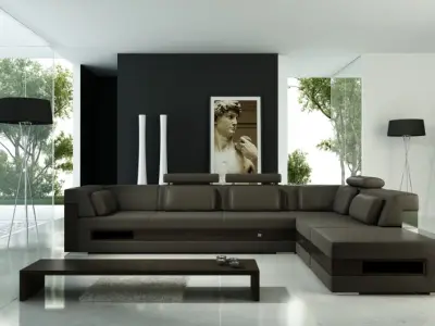 Photorealistic Living Room Interior Collection 3D model