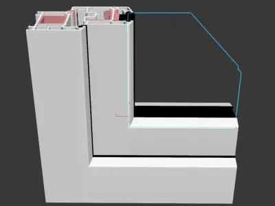 window section Free 3D model