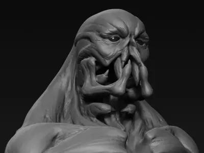 Demon Head 04 3D model