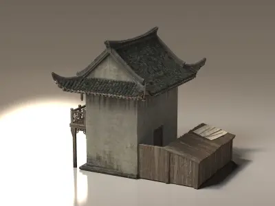 Ancient buildings Chinese ancient architecture 3D model order