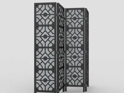 Room Divider 03 3D model
