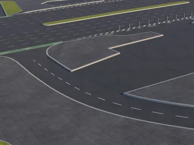  Houdini Procedural Roads Constructor 