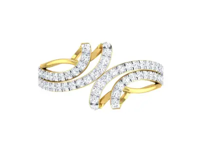 Women Ring  Render 3dm STL OBJ FBX Details 3D print model 271