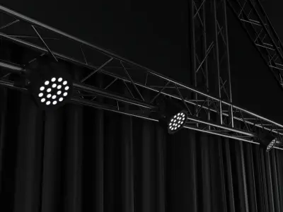 Concert Stage 8 3D model