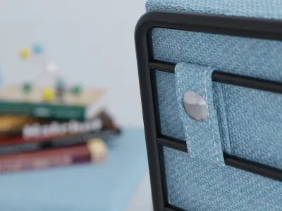 Living room with Tikamoon 3D model